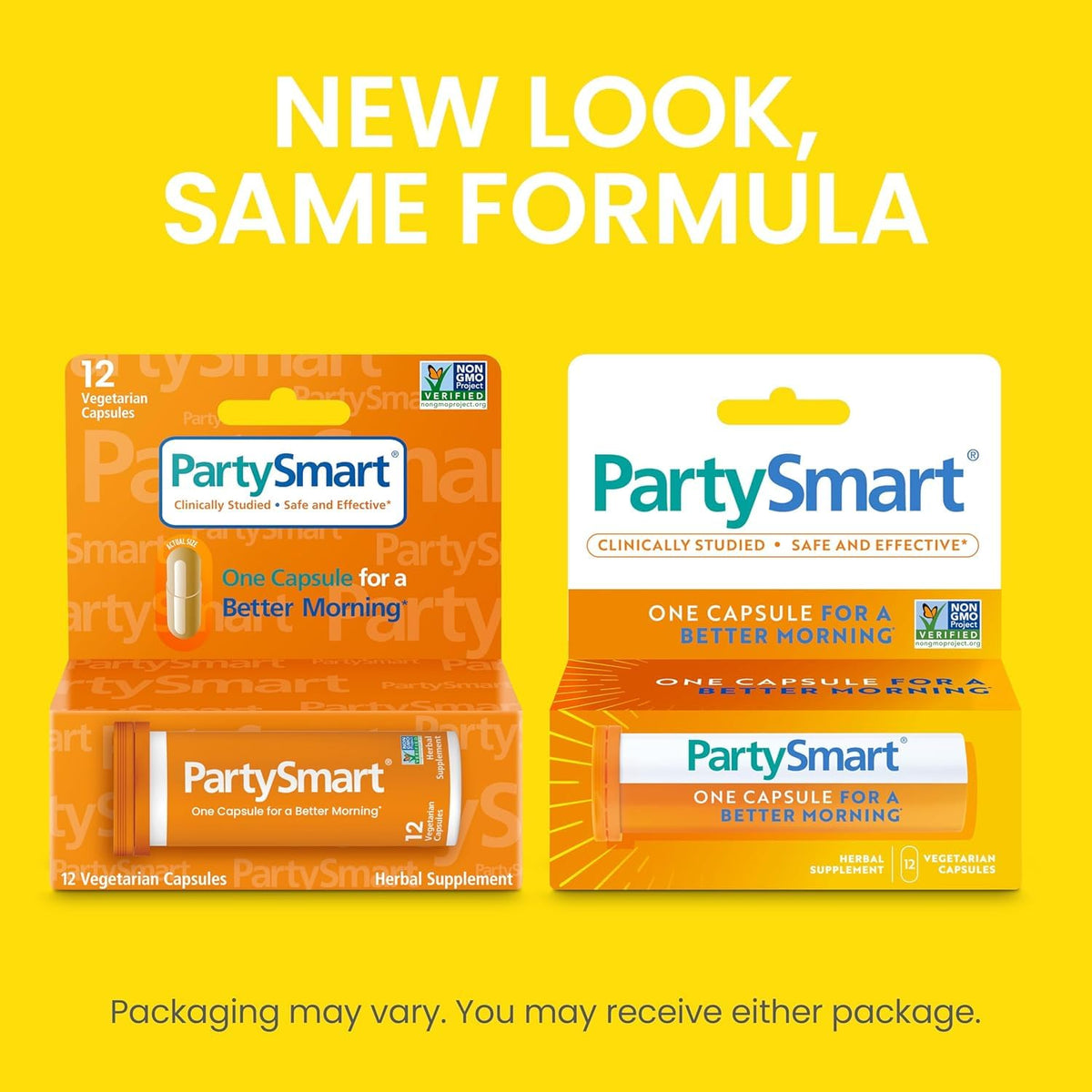 Himalaya PartySmart, 12 Capsule Tube - Alcohol Breakdown Liver Support for a Better Morning After Drinking - Plant Based, Vegan, Non-GMO - Maple Wellness Supplements