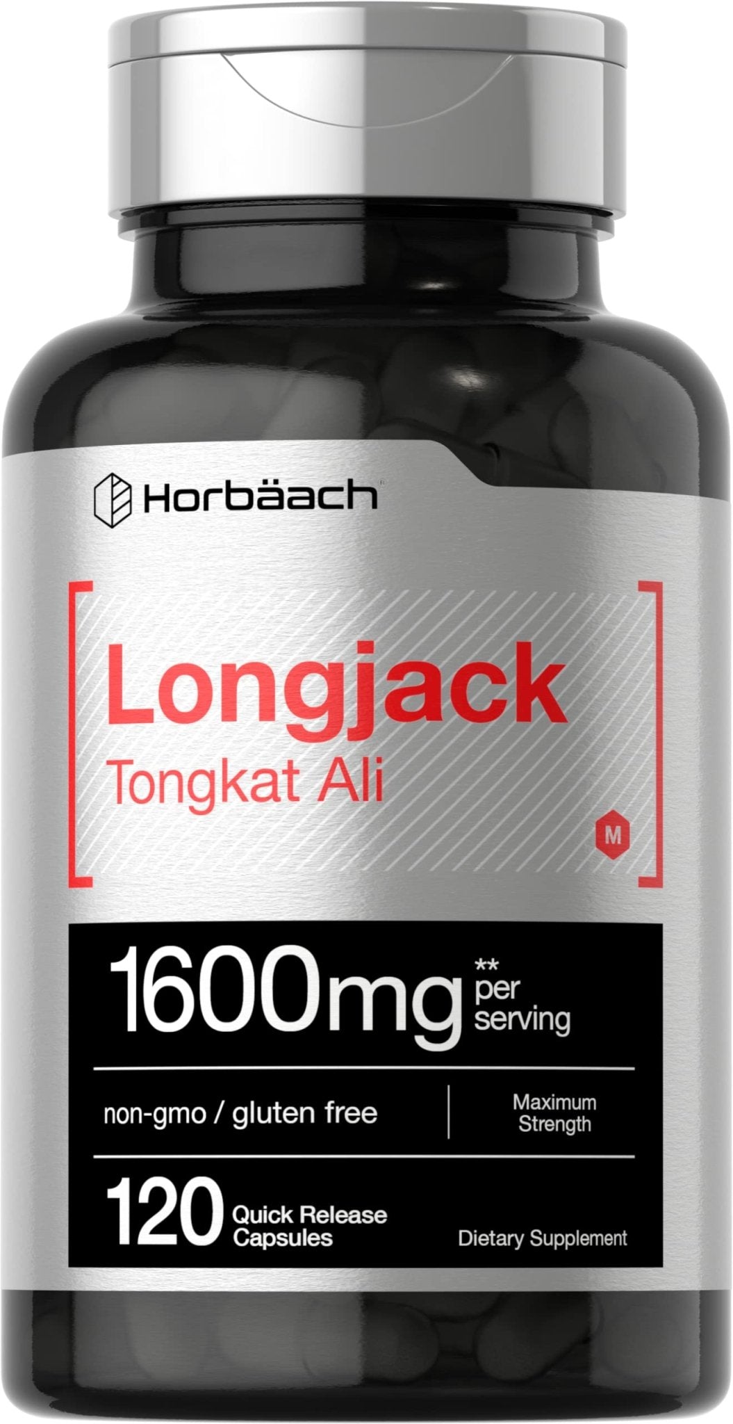 Buy ​Horbäach Longjack Tongkat Ali for Men and Women | 120 Capsules | Extract Supplement | Maximum Strength Pills - Vitaza UK Supplements UK