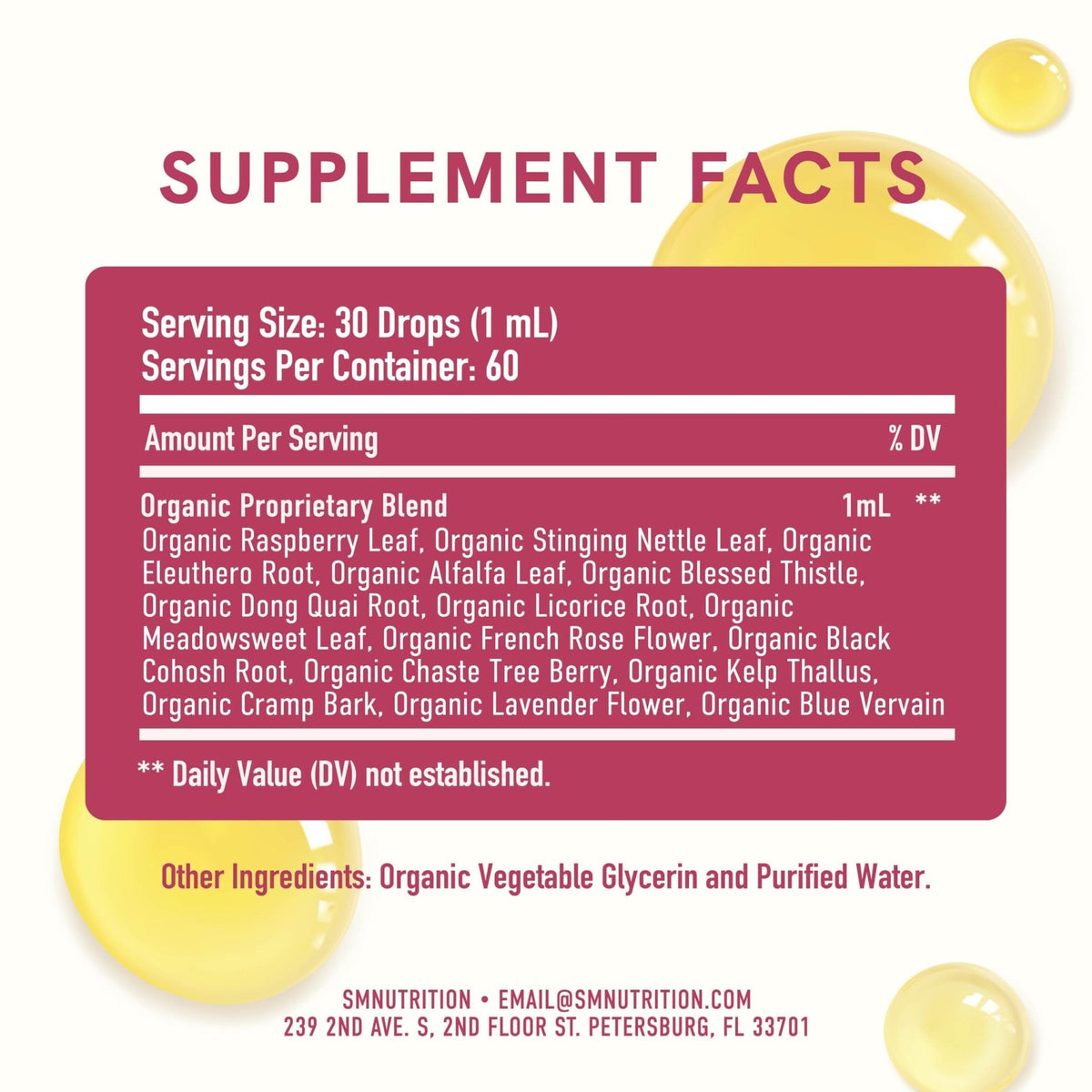 Hormone Balance Liquid Drops | with Black Cohosh, Stinging Nettle, Red Raspberry Leaf, Chasteberry & More | Menopause, Hot Flash, & PMS Relief Menstrual Herbal Support Tincture | Vegan Formula | 2oz - Maple Wellness Supplements