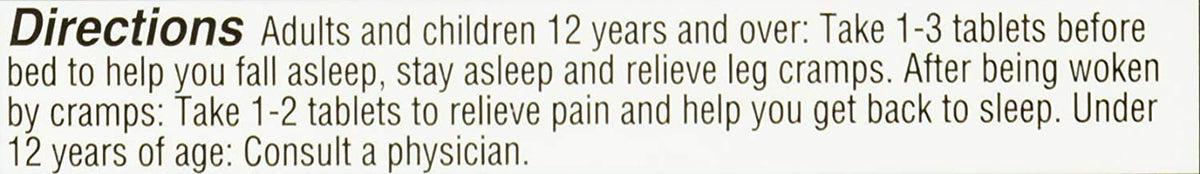 Hyland's Leg Cramps PM Tablets 50 ea 50 Count (Pack of 2) - Maple Wellness Supplements