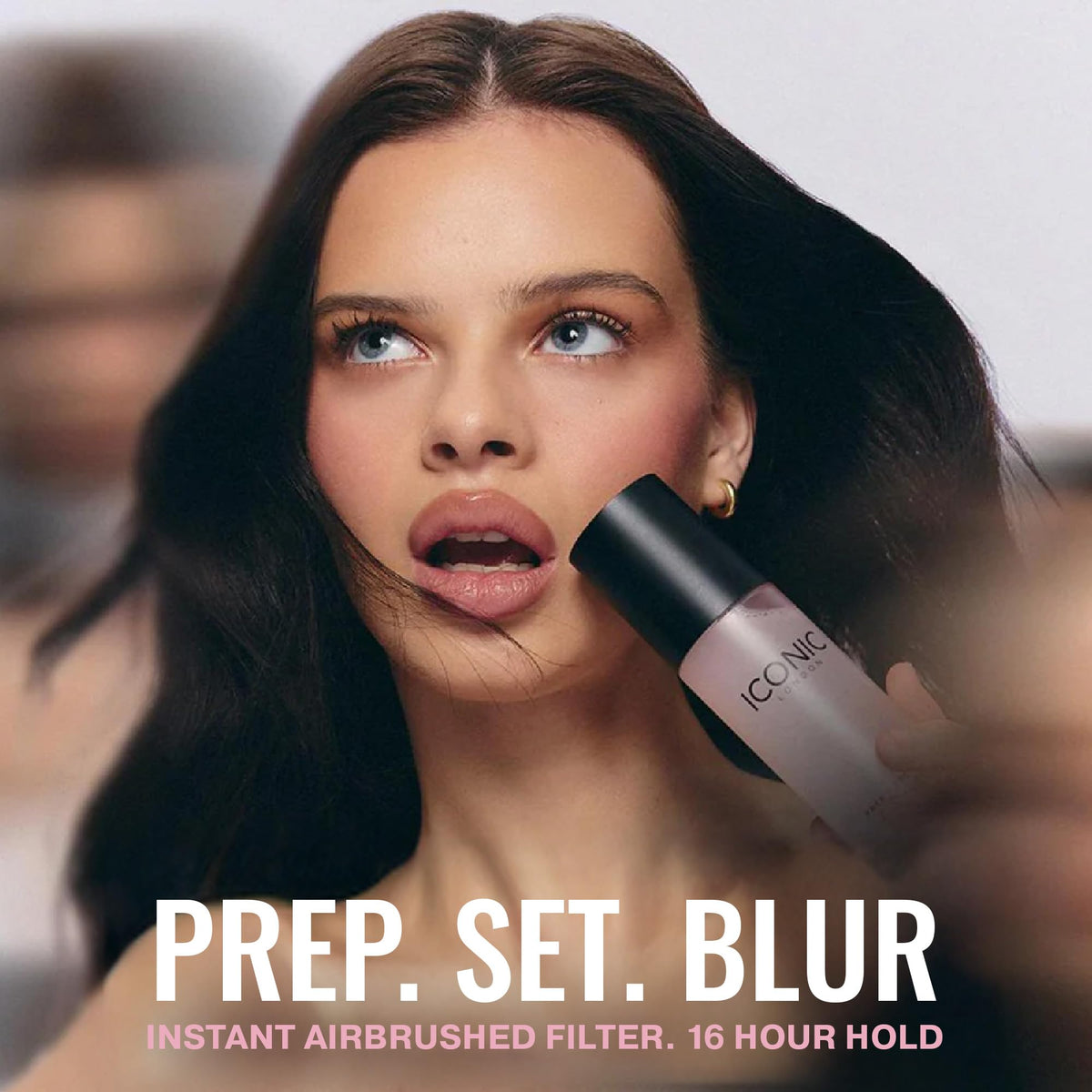 ICONIC LONDON Prep Set Blur Setting Spray | Makeup Fixing Spray, Blurs Imperfections and Gives Skin a Radiant Glow, Vegan Makeup, 120 mL / 4.05 Fl Oz. - Maple Wellness Supplements