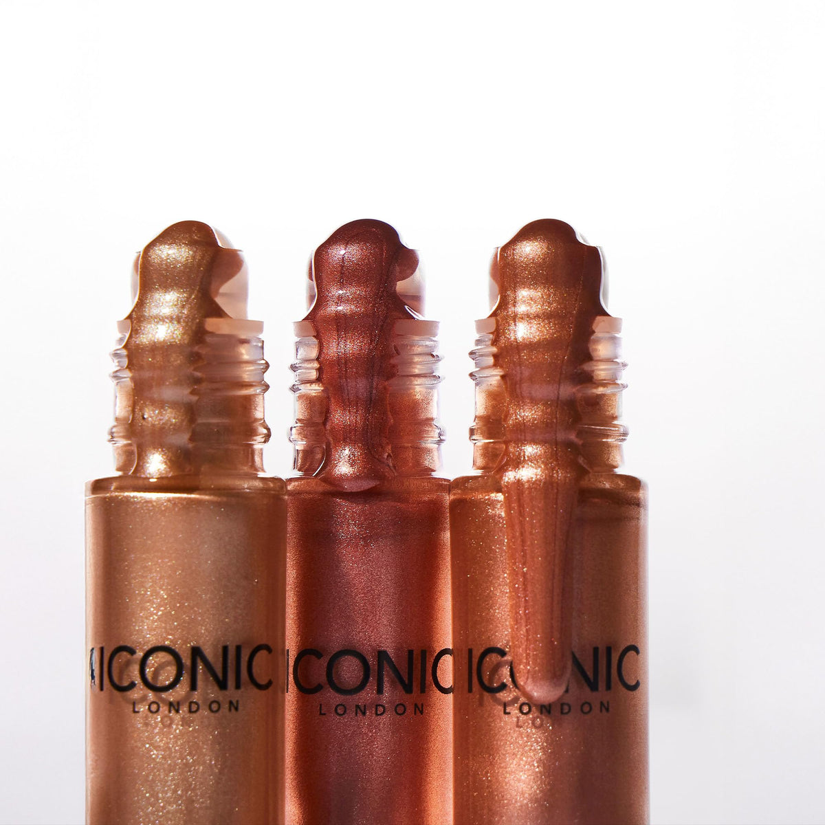 ICONIC LONDON Rollaway Glow | Liquid Highlighter for a Radiant Glow, Cruelty-Free, Vegan Makeup (Champagne Chic) 0.27 Fl oz - Maple Wellness Supplements