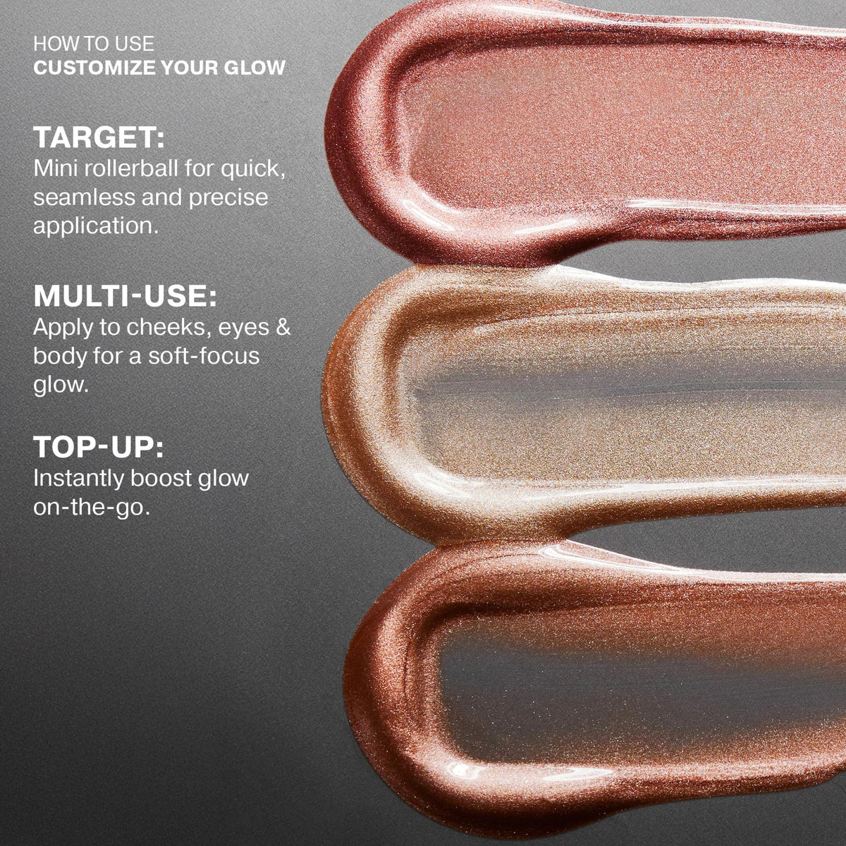 ICONIC LONDON Rollaway Glow | Liquid Highlighter for a Radiant Glow, Cruelty-Free, Vegan Makeup (Champagne Chic) 0.27 Fl oz - Maple Wellness Supplements