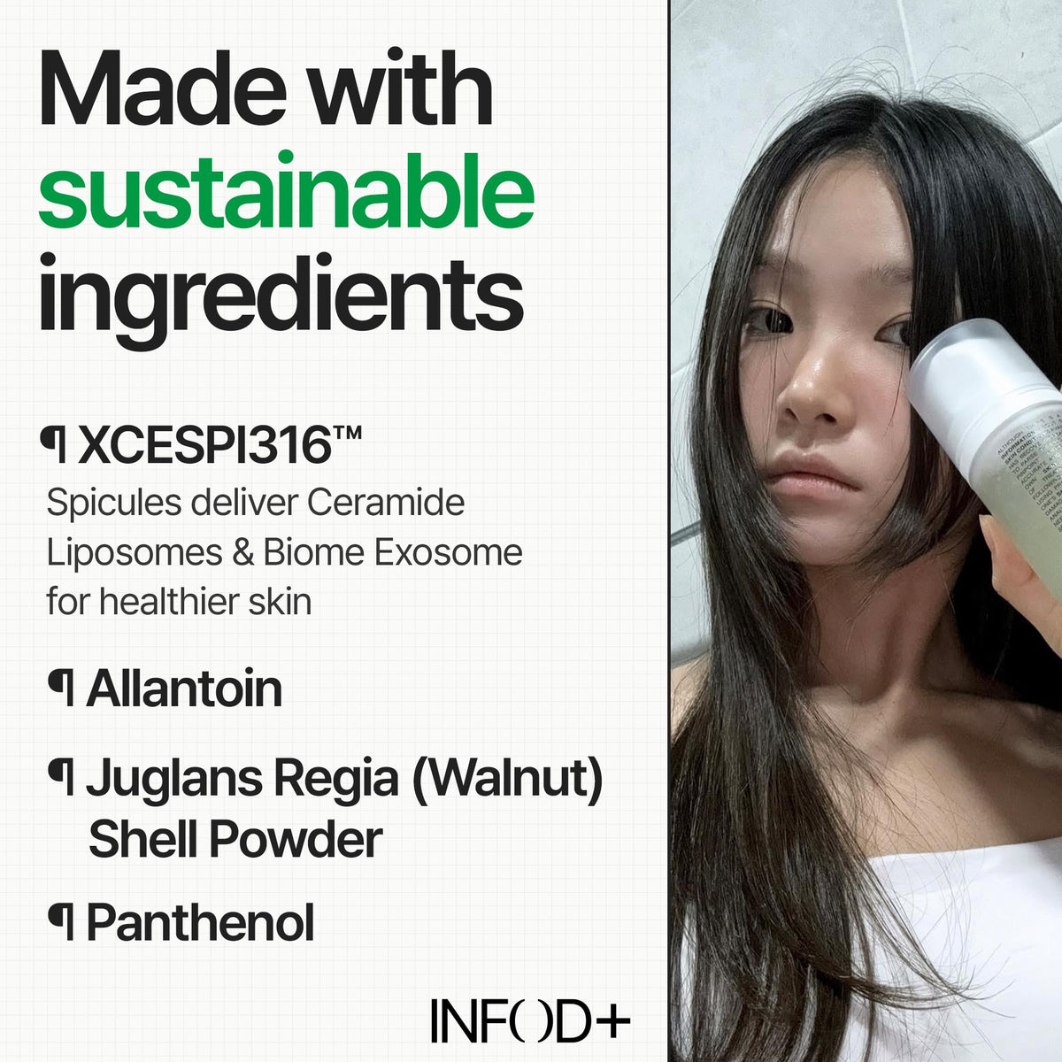 INFODPLUS Gel Cleanser, Gentle Low pH Deep Cleansing, Oil Control, Pore Blackhead Removal Face Wash, Ceramide Panthenol, Hydrating Barrier Balance Korean Skincare for Sensitive Skin, 3.38 fl.oz 100ml - Maple Wellness Supplements