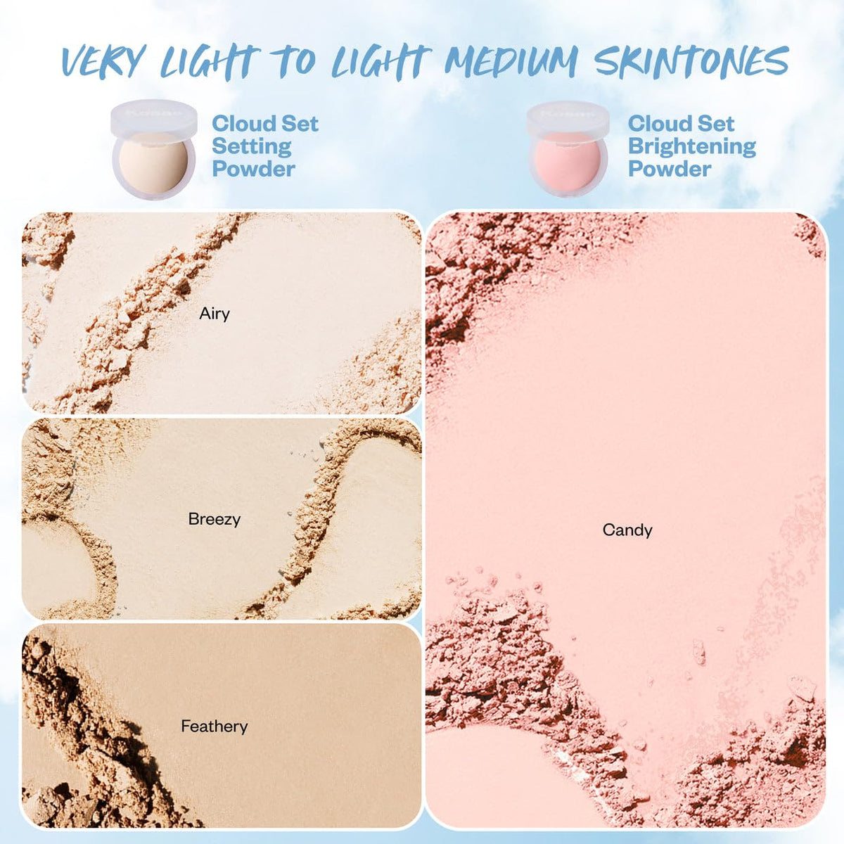 Kosas Cloud Set Brightening Baked Powder – Under Eye Setting Powder, Talc-Free Soft Focus Finish, Candy - Maple Wellness Supplements