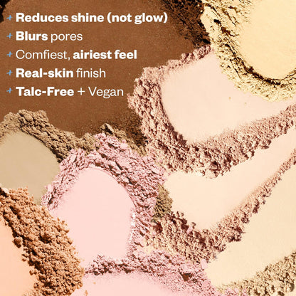 Kosas Cloud Set Pressed Setting Powder – Translucent Shine Control Face Powder, Soft Matte Finish, Comfy (Sheer Medium) - Maple Wellness Supplements