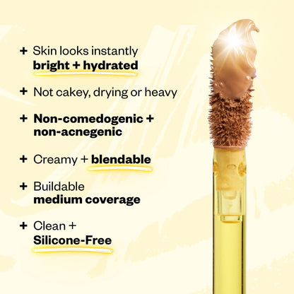 Kosas Mini Revealer Concealer - Medium Coverage Makeup, Conceals Dark Circles Under the Eyes, Dark Spots and Blemishes (Tone 1.5) - Maple Wellness Supplements