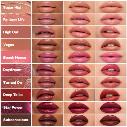 Kosas Weightless Lip Color Nourishing Satin Lipstick - High Impact Lip Color with Clean Formula - Comfy Feel & Soft Finish - Turned On - Maple Wellness Supplements