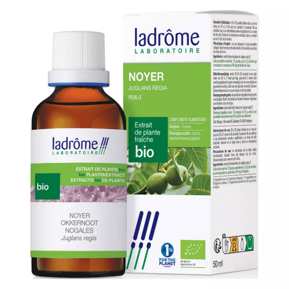 Buy ​Ladrôme Extraits de Plante Fraiche Bio Noyer 50 ml - Vitaza UK Supplements UK
