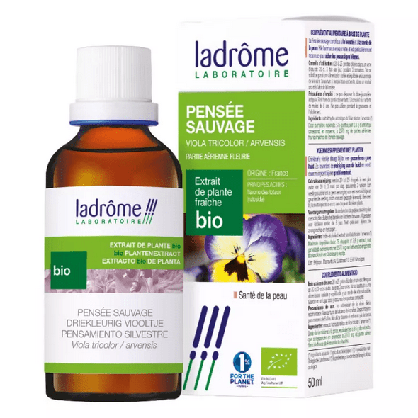 Buy ​Ladrôme Extraits de Plante Fraîche Bio Pensée Sauvage 50 ml - Vitaza UK Supplements UK
