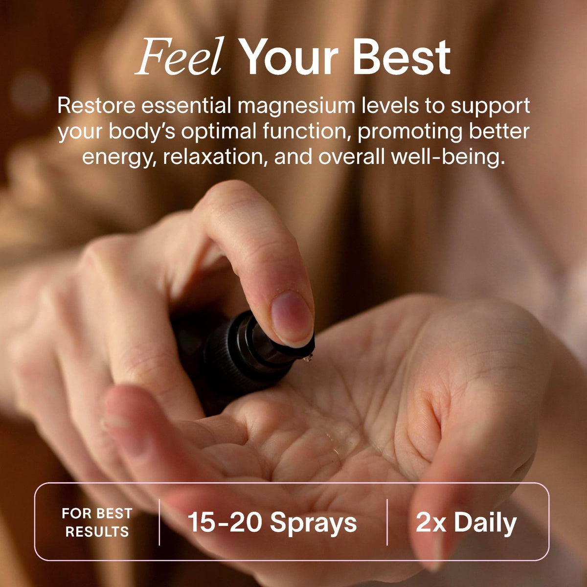 Ladywell Topical Magnesium Oil Spray | Mood, Cycle & Stress Support | PMS, PCOS, Fertility, Menopause, Hormone Balance, Cramps | Pure Magnesium Chloride, Science-Backed | Rapid Skin Absorption - Maple Wellness Supplements