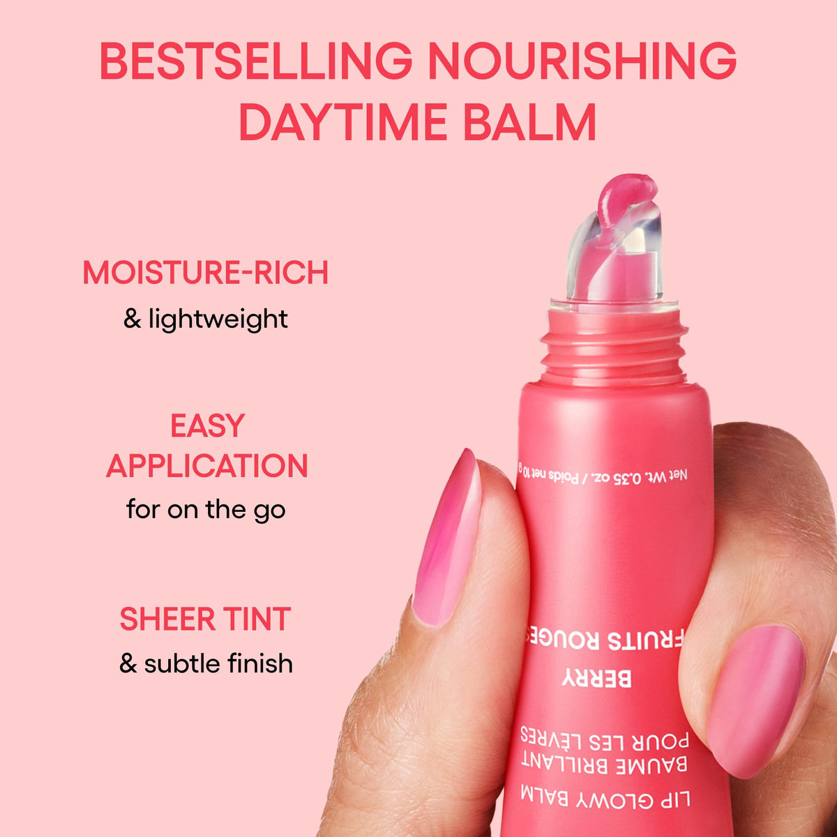 LANEIGE Lip Glowy Balm, Berry: Sheer Tinted Lip Moisturizer with Shea Butter, for Hydrating Shine & Soft Lips - Maple Wellness Supplements