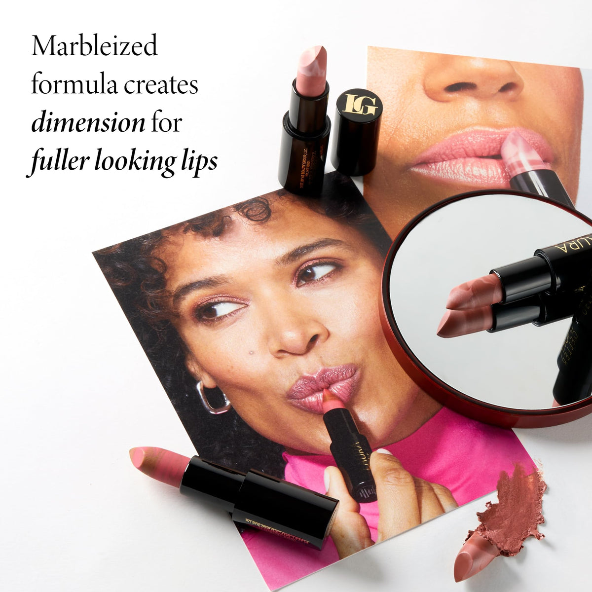 LAURA GELLER NEW YORK Italian Marble Sheer Lipstick - Al Fresco - Hydrating & Lightweight - Vitamin E & Caster Seed Oil - Cream Finish - Maple Wellness Supplements