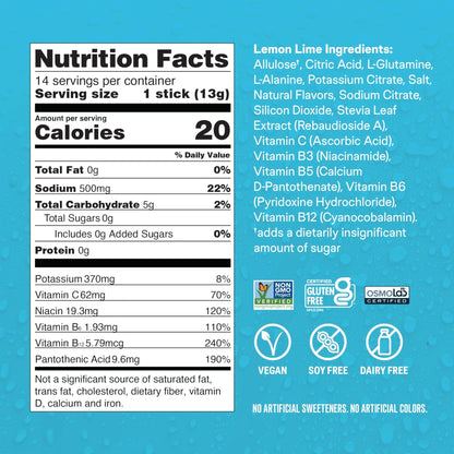 Liquid I.V.® Hydration Multiplier Sugar Free – Lemon Lime | Electrolyte Powder Drink Mix | 3 Pack (42 Servings) - Maple Wellness Supplements