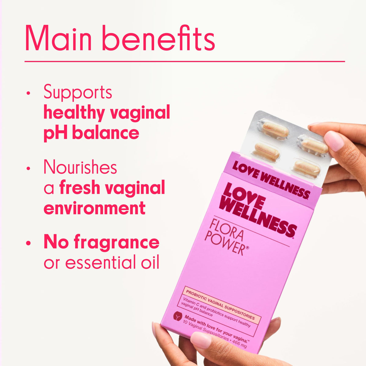 Love Wellness The Killer & Flora Power | Vaginal Suppository Duo with Boric Acid, Probiotics & Vitamin C | Supports pH Balance, Odor Control & Feminine Health | Fragrance-Free, Non-GMO & Paraben Free - Maple Wellness Supplements