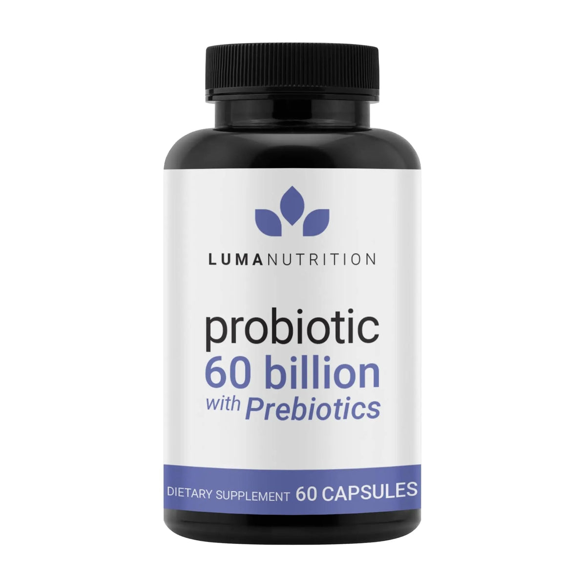 Luma Nutrition Probiotics 60 Billion CFU with Prebiotics - Probiotics for Women and Men - Formulated for Digestive Enzyme Health - Vegan & Gluten-Free - 60 Capsules - Maple Wellness Supplements