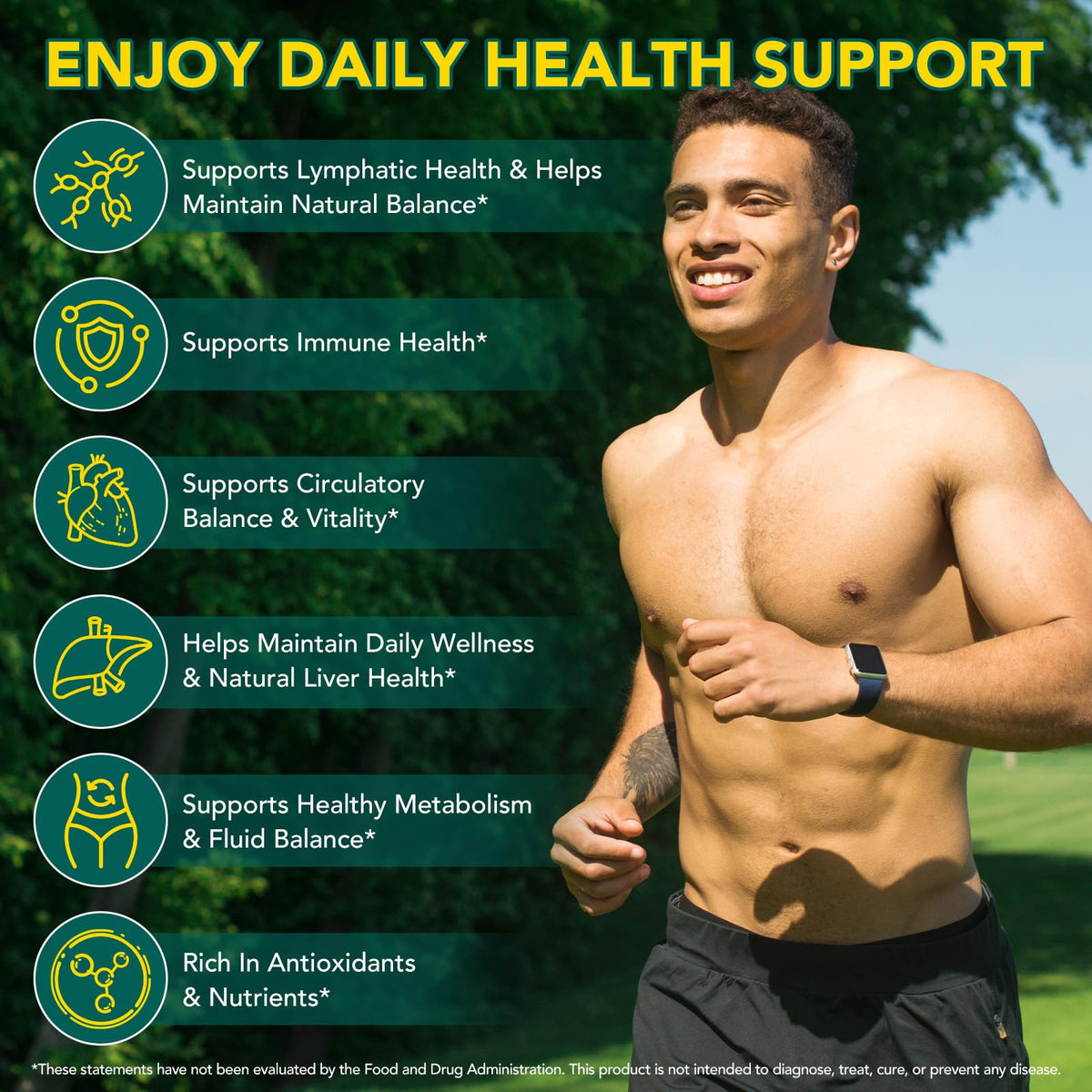 Lymphatic Drainage Supplements, Lymphatic Drainage Capsules Supplement - Wellness Complex Formula 21 in 1 - Aescia, Turmeric, Bromelain, Echinacea & More - Lymph System Support Capsule Easy Store - Maple Wellness Supplements