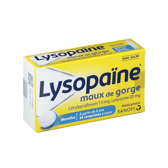 Lysopaine lozenges - SANOFI - Maple Wellness Supplements