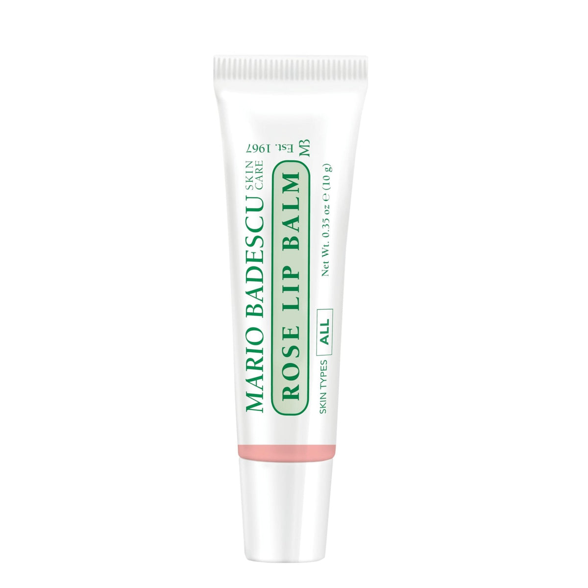 Mario Badescu Moisturizing Rose Lip Balm for Dry Cracked Lips, Infused with Coconut Oil and Shea Butter - Maple Wellness Supplements