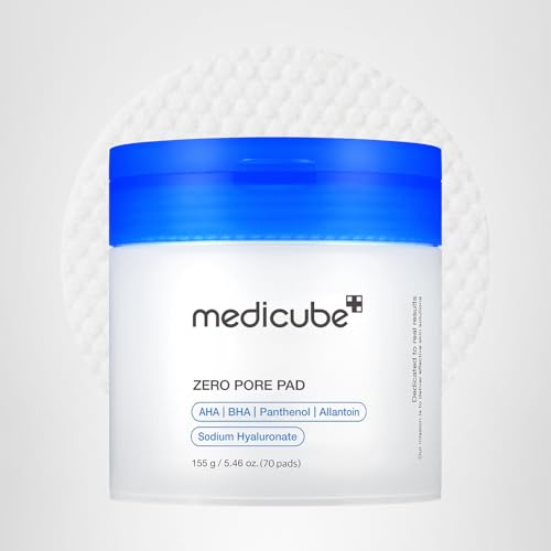 Buy ​medicube Toner Pads Zero Pore Pad 2.0 | Dual-Textured Facial Pad for Exfoliation and Pore Care with 4.5% AHA Lactic Acid - Vitaza UK Supplements UK