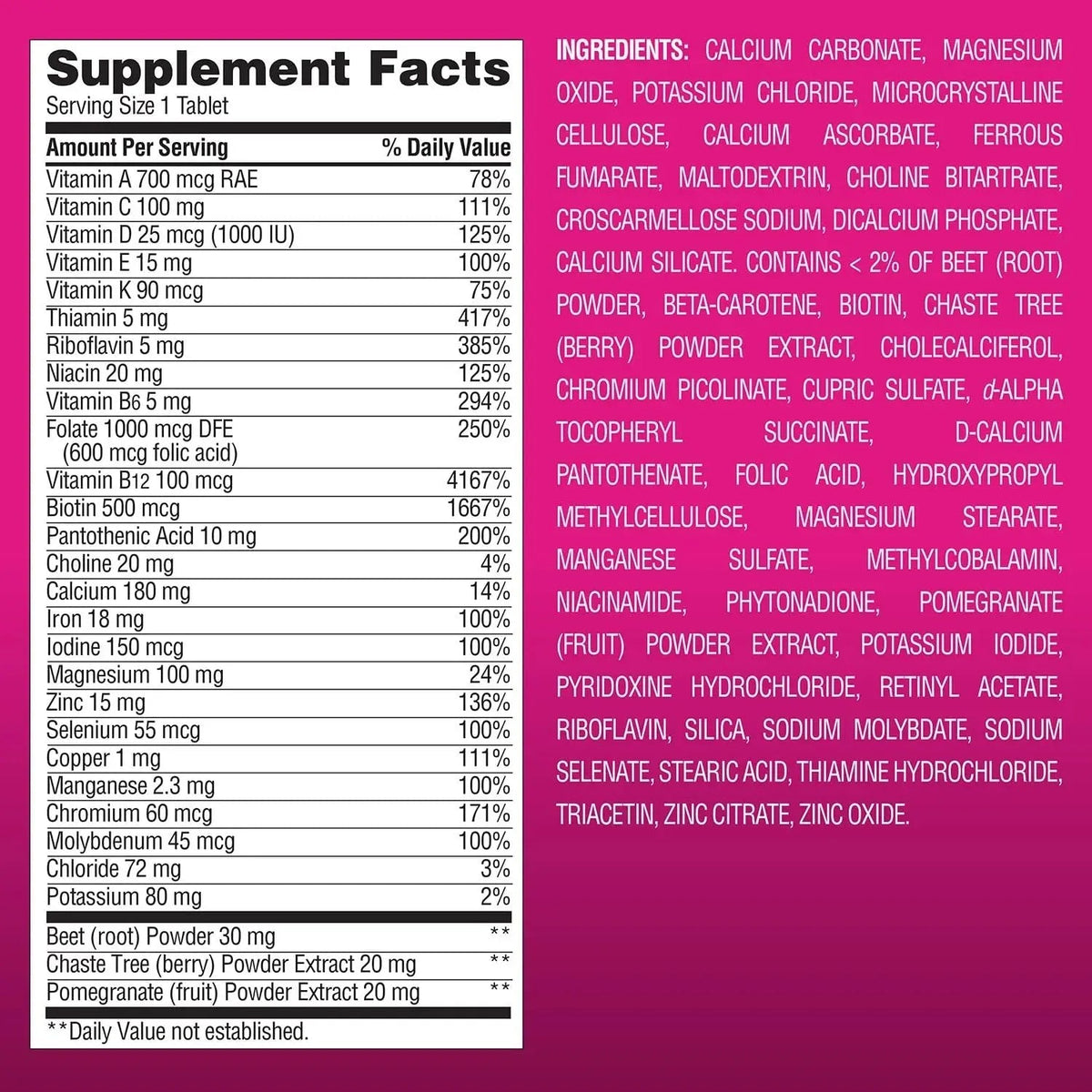Members Mark Women's Daily Multivitamin (275 Count) - Maple Wellness Supplements