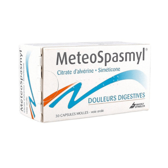Meteospasmyl digestive pain 30 capsules - MAYOLY SPINDLER - Maple Wellness Supplements
