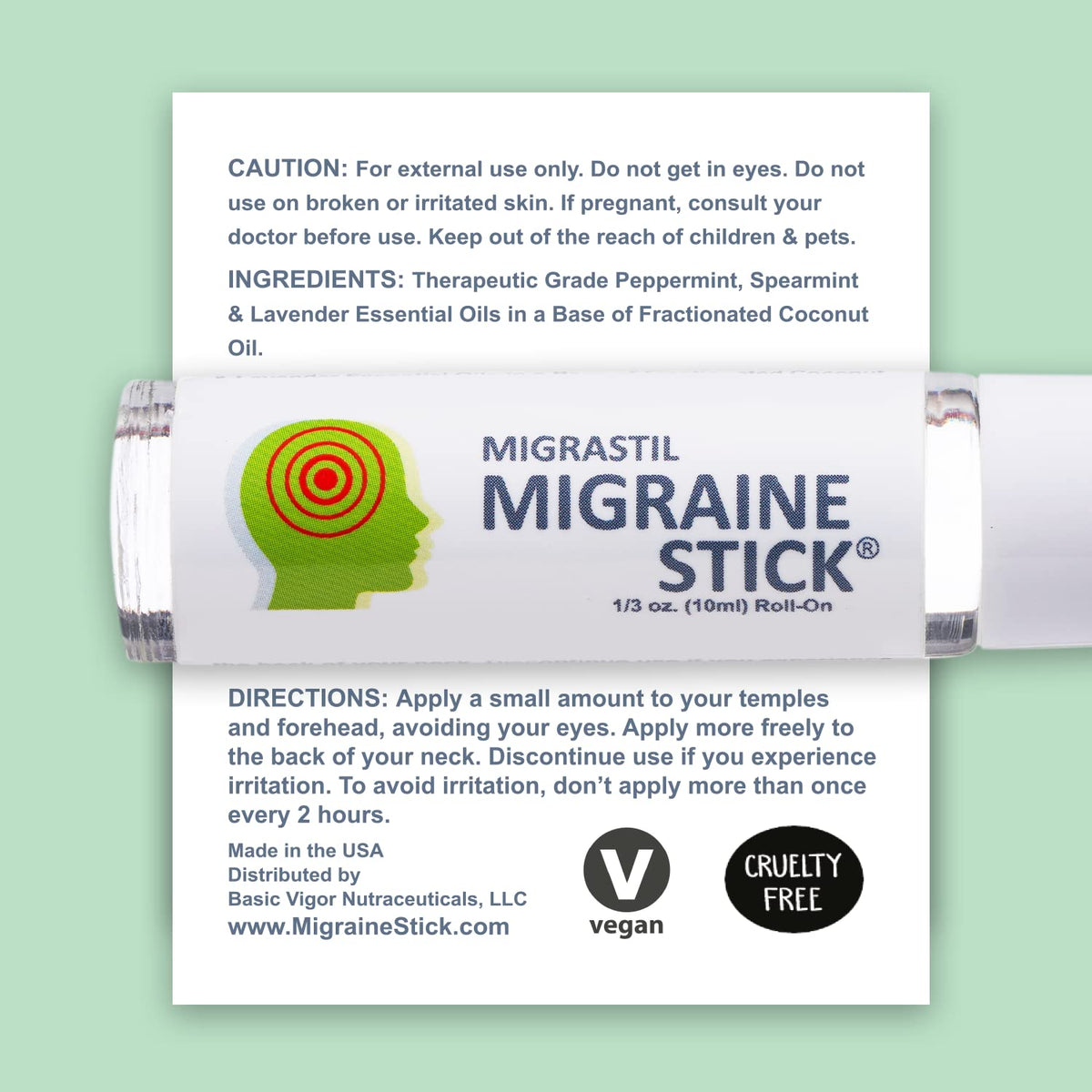 Migraine Stick & Migrastil Migraine Relief Capsules Bundle - Maple Wellness Supplements