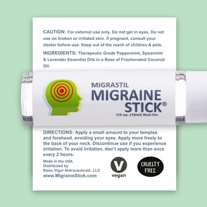 Migraine Stick & Migrastil Migraine Relief Capsules Bundle - Maple Wellness Supplements
