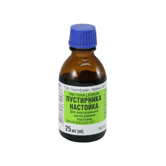 Buy ​Motherwort tincture drops настойка пустырника, 25 ml - Vitaza UK Supplements UK