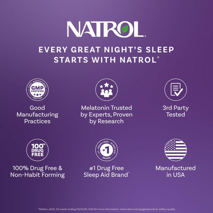 Natrol Kids Melatonin 1mg, for Restful Sleep, 90 Raspberry-Flavored Gummies - Maple Wellness Supplements