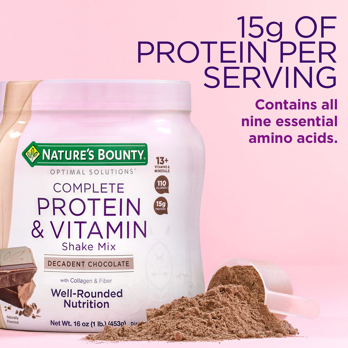 Buy ​Nature's Bounty NBTY OP Protein Shake Choc 6x16oz PWD US - Vitaza UK Supplements UK