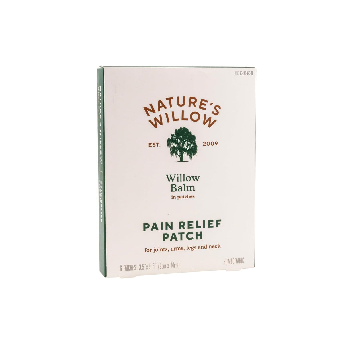 Nature's Willow Relief Patches – Fast-Acting, Plant-Based Topical Solution to Help with Sore Muscles & Joints | 6 Patches per Pack | 1-Pack - Maple Wellness Supplements