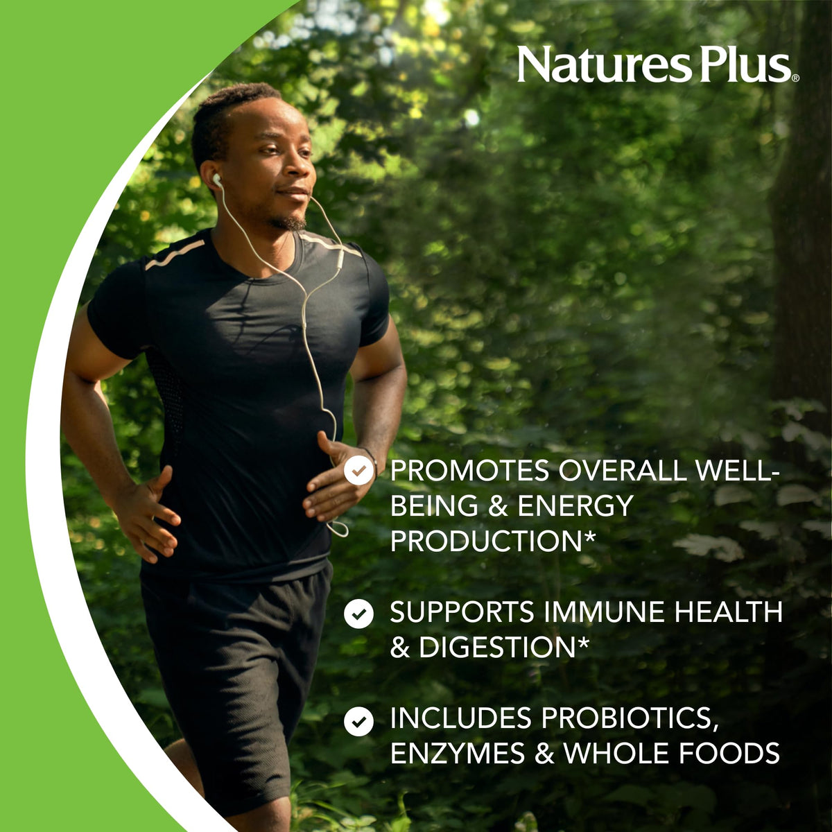 NaturesPlus Ultra Juice Multivitamin - 90 Bi-Layered Tablets - Whole Food Supplement with Fruits, Vegetables & Probiotics - Energy, Digestion & Immune Health Support - USDA Organic - 45 Servings - Maple Wellness Supplements