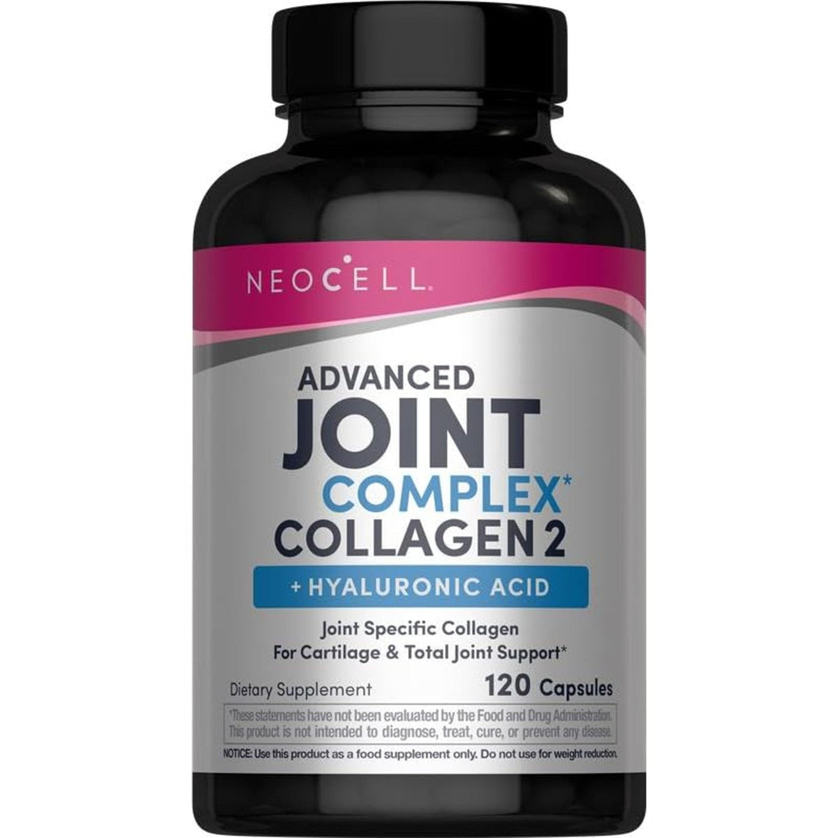 NeoCell Joint Complex Supplement | 120 Capsules | Plus Hyaluronic Acid | Collagen Type II | Advanced Formula - Maple Wellness Supplements