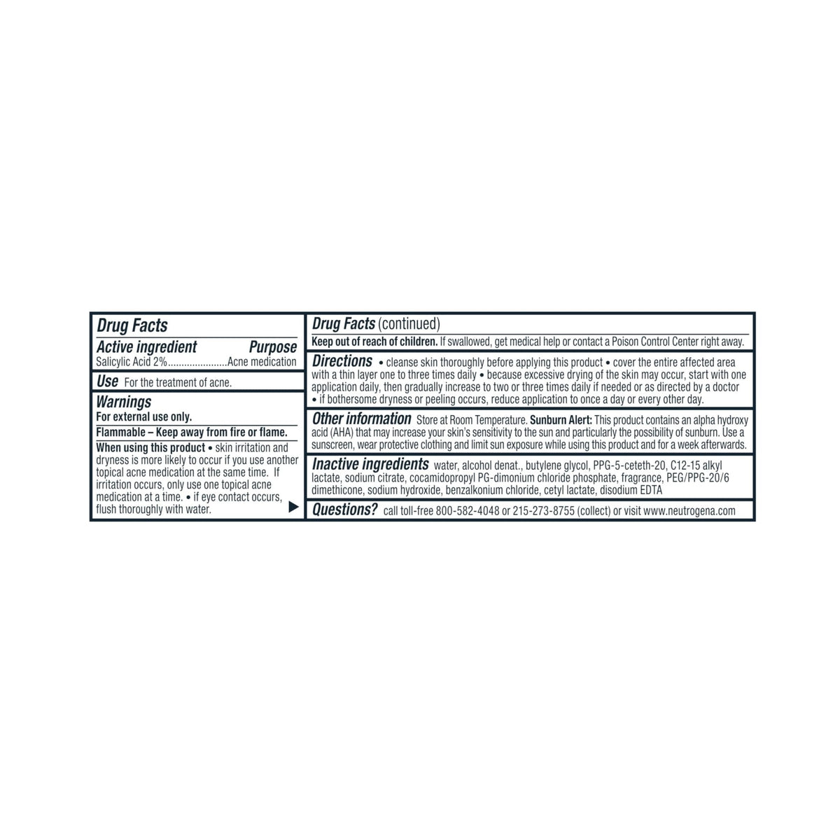 Neutrogena Rapid Clear Maximum Strength Acne Treatment Pads - Salicylic Acid Formula - Maple Wellness Supplements