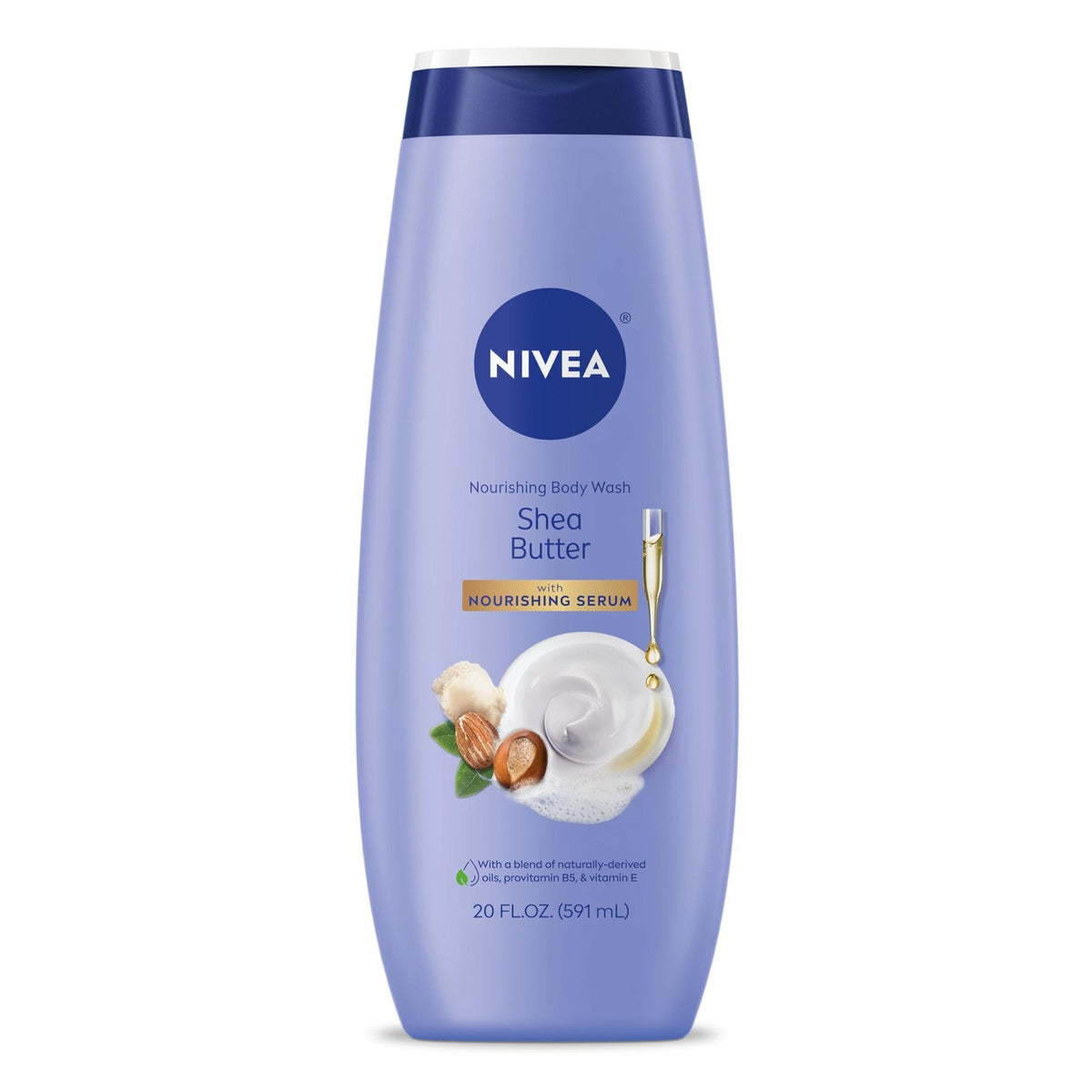 NIVEA Nourishing Shea Butter Body Wash with Nourishing Serum, Moisturizing Body Wash for Women - Maple Wellness Supplements