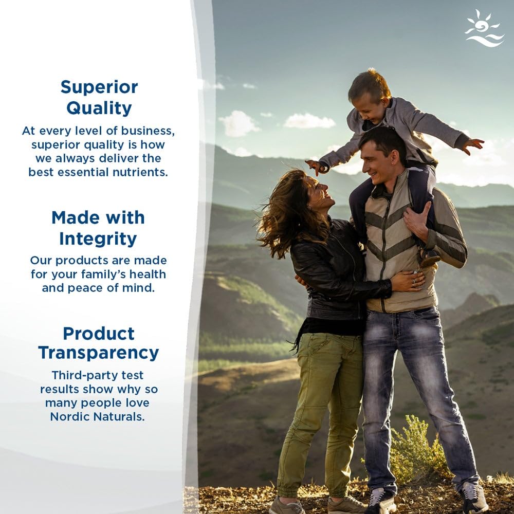 Nordic Naturals Omega-3, Lemon Flavor - 90 Soft Gels - 690 mg Omega-3 - Fish Oil - EPA & DHA - Immune Support, Brain & Heart Health, Optimal Wellness - Non-GMO - 45 Servings - Maple Wellness Supplements