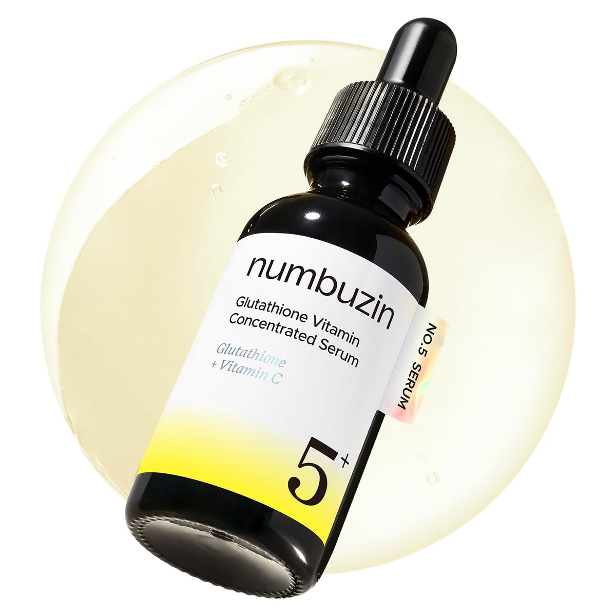 numbuzin No.5 Vitamin Concentrated Serum, Dark Spot Care, Glutathione & Vitamin Serum, Korean Skincare, Tranexamic Acid 4%, Niacinamide 5% - Maple Wellness Supplements