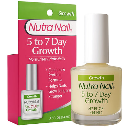 Buy ​Nutra Nail 5 to 7 Day Growth Treatment - Fast Keratin Nail Hardener & Nail Strengthener for Thin Nails, Brittle & Damaged (0.47 Fl Oz) - Vitaza UK Supplements UK