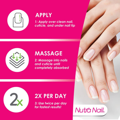 Buy ​Nutra Nail 5 to 7 Day Growth Treatment - Fast Keratin Nail Hardener & Nail Strengthener for Thin Nails, Brittle & Damaged (0.47 Fl Oz) - Vitaza UK Supplements UK