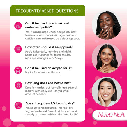 Buy ​Nutra Nail 5 to 7 Day Growth Treatment - Fast Keratin Nail Hardener & Nail Strengthener for Thin Nails, Brittle & Damaged (0.47 Fl Oz) - Vitaza UK Supplements UK