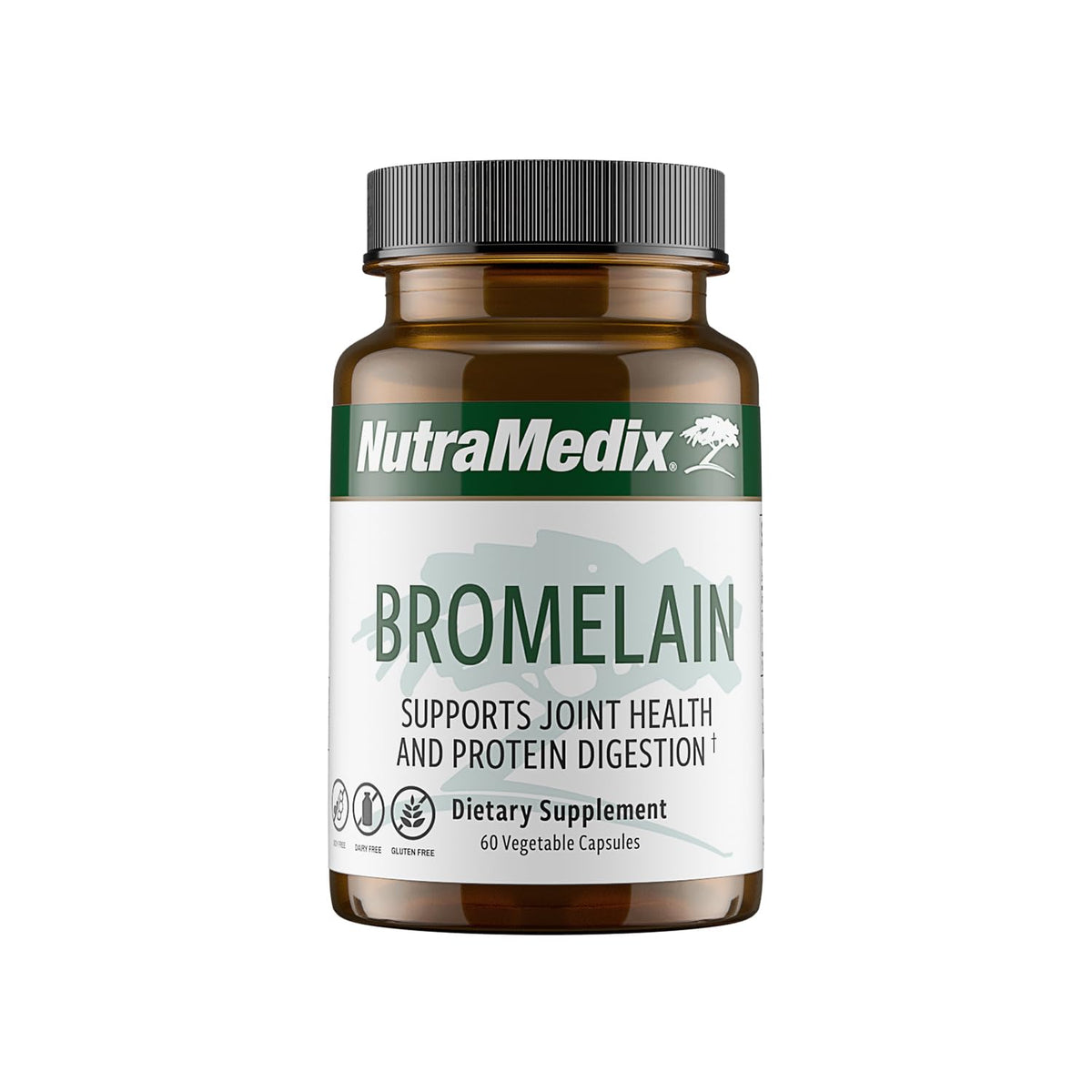 NutraMedix Bromelain Supplements - Proteolytic Enzymes from Pineapple Stems + Bromelain 1,000mg - Designed to Offer Digestion, Exercise and Joint Support - Gluten, Soy and Dairy-Free (60 Capsules) - Maple Wellness Supplements