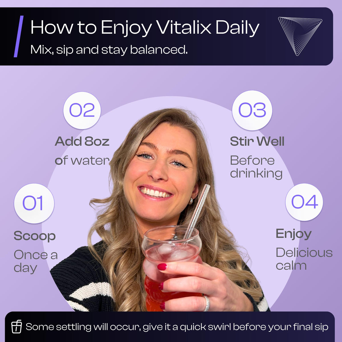 NutraVōs Vitalix – Cortisol Reducer & Adaptogen Drink Mix with Ashwagandha KSM 66, Magnesium Glycinate 200mg, L-Theanine 200mg, Vitamin C 500mg & Electrolytes – Raspberry Lemonade – 30 Servings - Maple Wellness Supplements