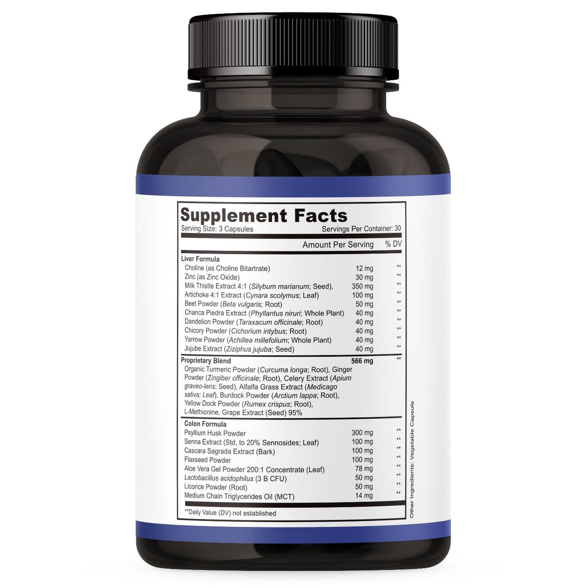 Nutreb Liver & Colon Cleanse - 2X Stronger - Liver Cleanse Detox & Repair - Colon Cleanser & Detox - Premium Milk Thistle Supplement - Maple Wellness Supplements
