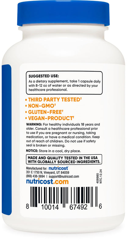 Nutricost Mushroom Complex Supplement, 120 Capsules - 10 Mushroom Blend (with Reishi, Maitake, Shiitake, Lion's Mane, and More) - Non-GMO and Gluten Free - Maple Wellness Supplements