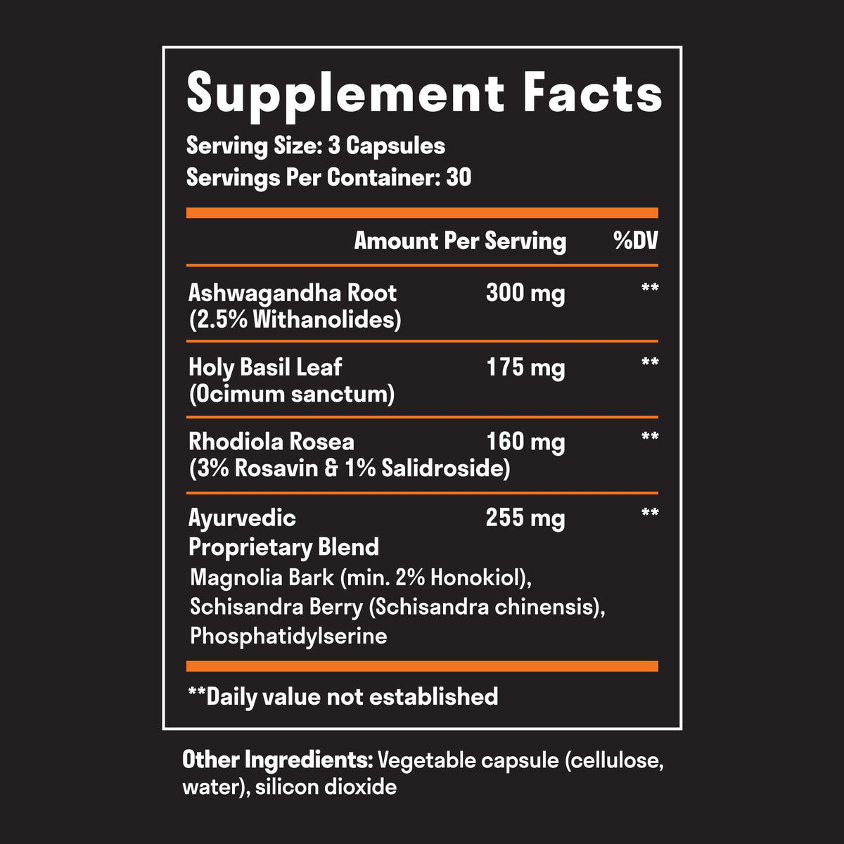 Nuven Naturals Adrenal Support - Cortisol Manager & Adrenal Support Supplements with Ashwagandha Extract, Rhodiola Rosea, Holy Basil to Help Stress, Fatigue & Energy | Adaptogens | 90 Capsules - Maple Wellness Supplements