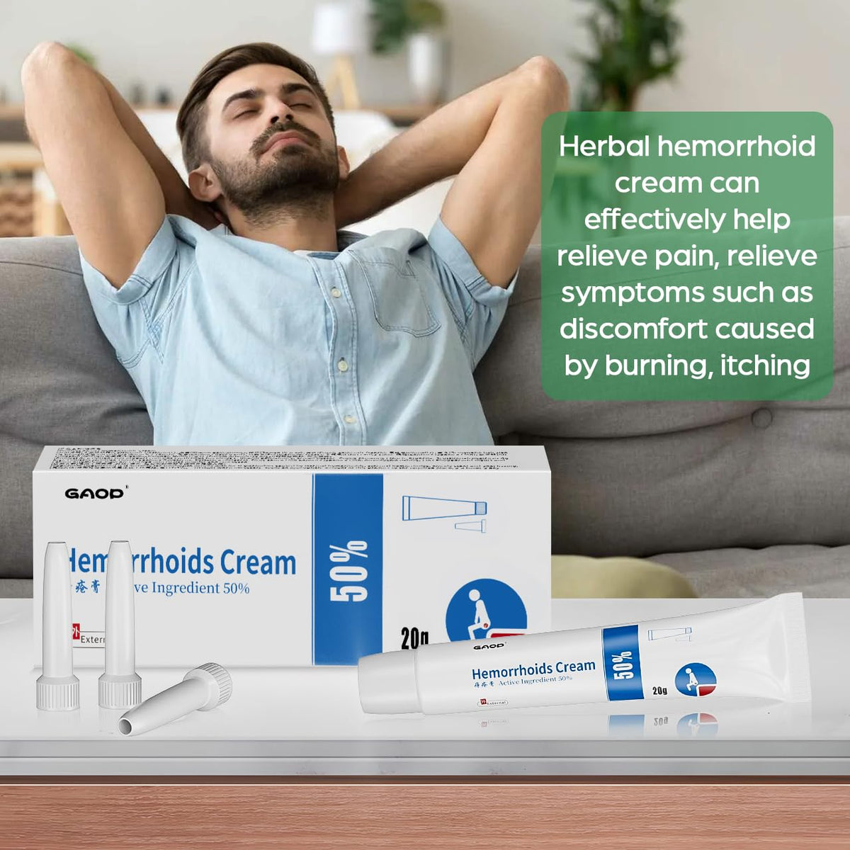 ortamiz Hemorrhoid Cream, Fissure Ointment Body Care Cream Helps to Relieve Pain&Reduce Burning for Men and Women (1pcs) - Maple Wellness Supplements