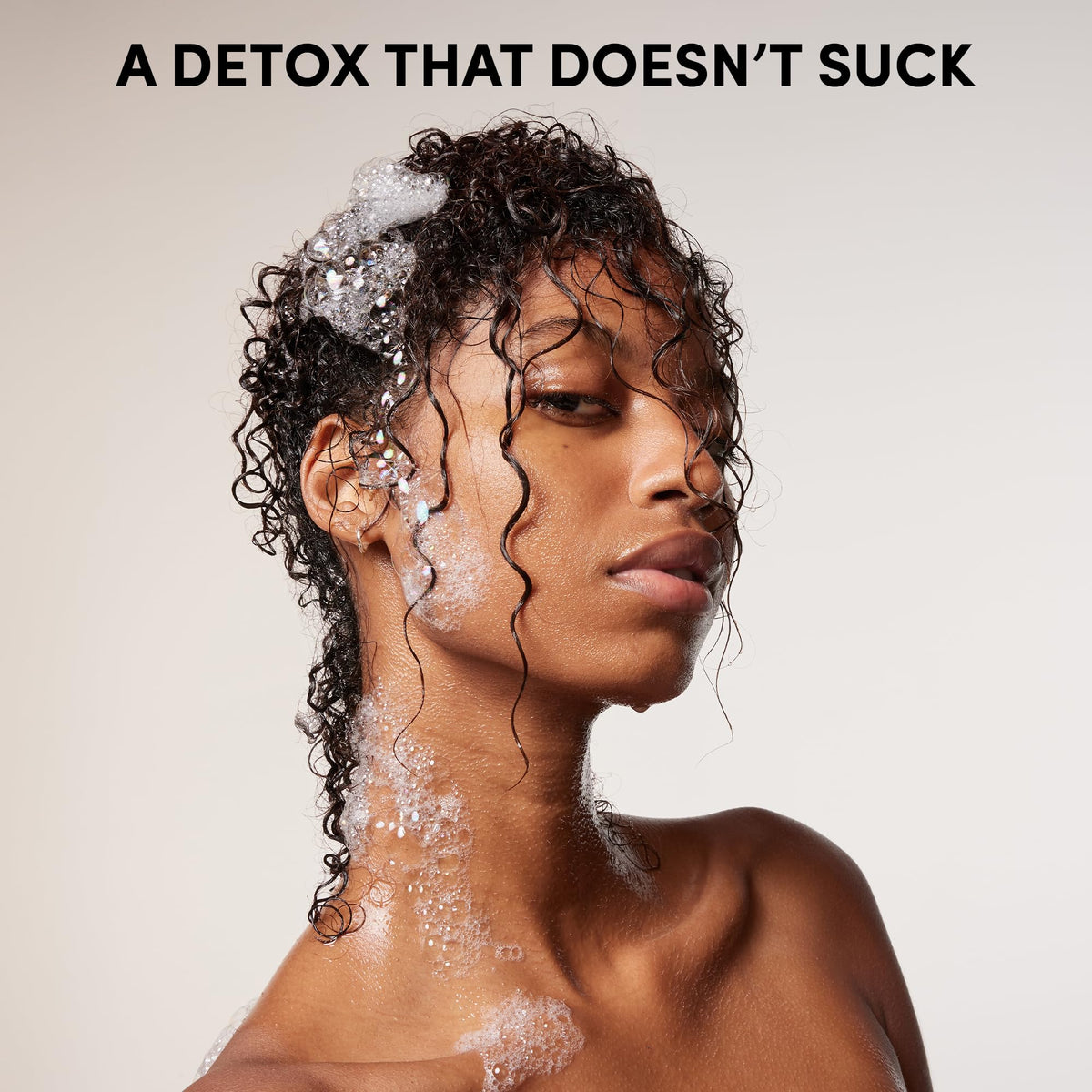 OUAI Detox Shampoo - Clarifying Shampoo for Build Up, Dirt, Oil, Product and Hard Water - Apple Cider Vinegar & Keratin for Clean, Refreshed Hair - Sulfate-Free Hair Care (10 oz) - Maple Wellness Supplements