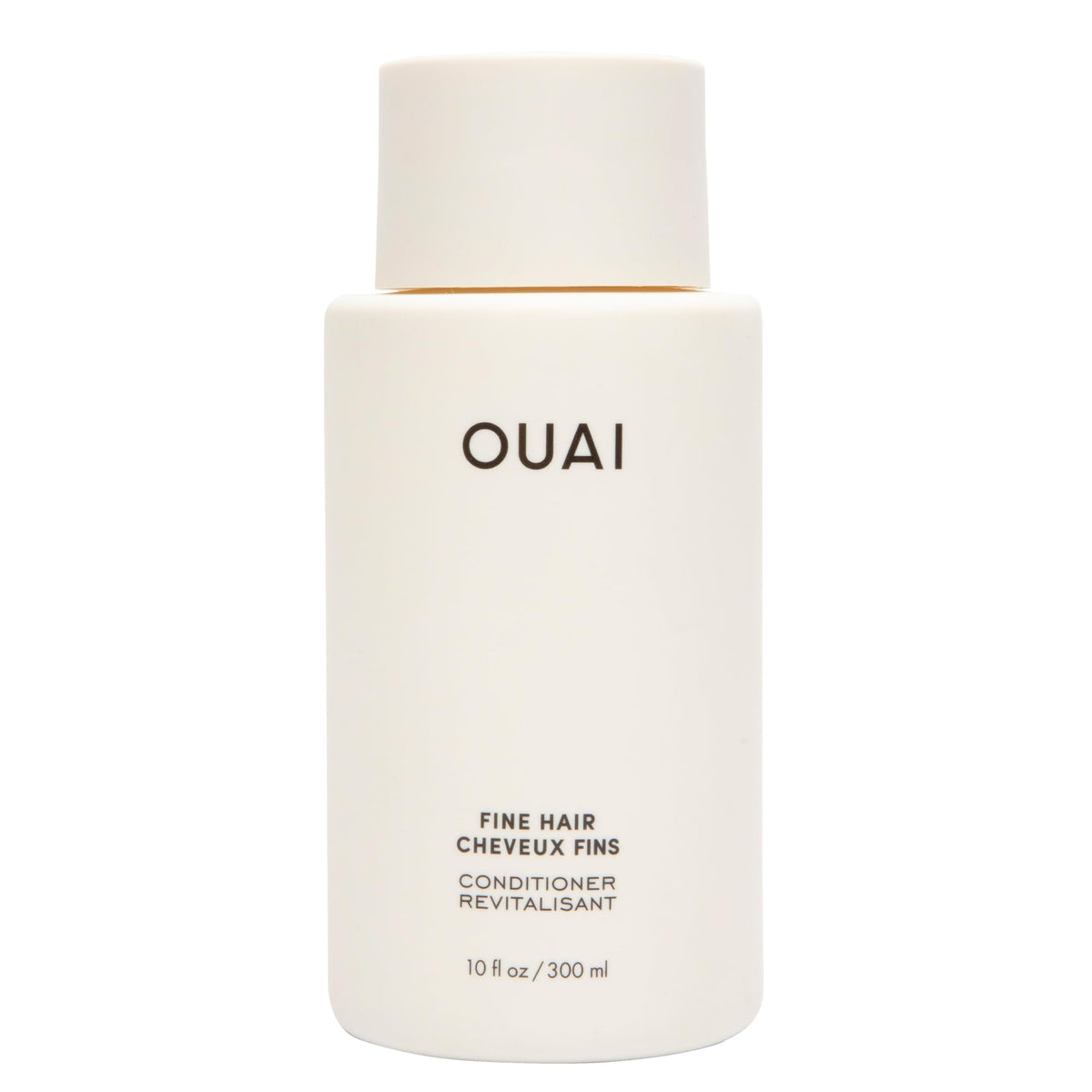 OUAI Fine Hair Conditioner - Volumizing Conditioner for Fine Hair Made with Keratin, Biotin and Chia Seed Oil - Adds Softness, Bounce and Volume - Free from Parabens, Sulfates, and Phthalates (10 Oz) - Maple Wellness Supplements