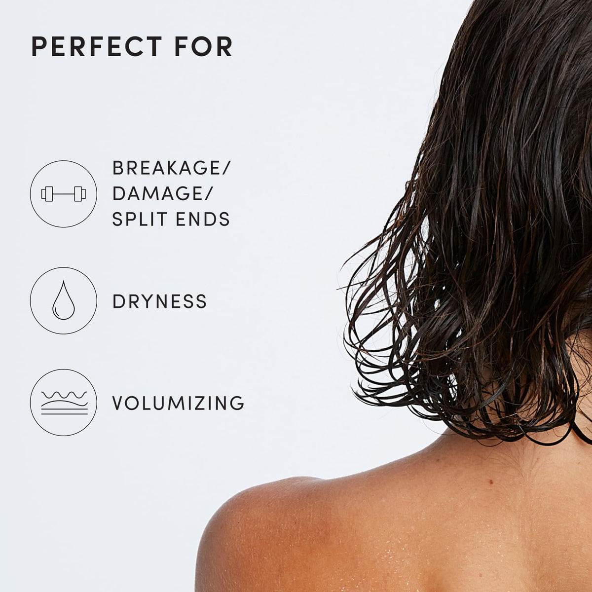 OUAI Fine Hair Conditioner - Volumizing Conditioner for Fine Hair Made with Keratin, Biotin and Chia Seed Oil - Adds Softness, Bounce and Volume - Free from Parabens, Sulfates, and Phthalates (10 Oz) - Maple Wellness Supplements